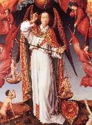 Rogier van der Weyden Saint Michael Weighing Souls oil on canvas